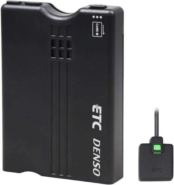 【SS限定エントリーでポイント5倍】DENSO デンソー ETC車載器 DIU-9500 新セキュリティ対応 音声タイプETC DC12V専用 アンテナ分離型 クリーニングカード使用通知機能付き LED内蔵小型アンテナ 利用履歴確認 有効期限通知機能