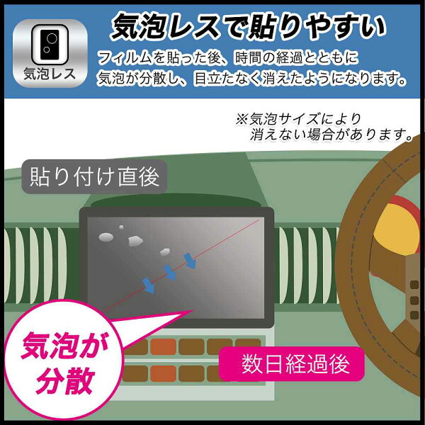 ダイアモンドヘッド OVER TIME OT-TN912N 9インチ ワンセグナビ 保護フィルム 【 曲面対応 光沢仕様 】 キズ修復